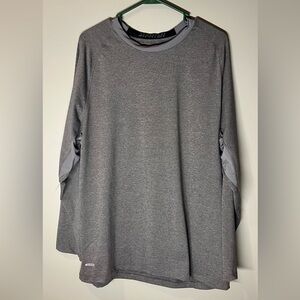 STARTER Men's Long Sleeve Gray Tee